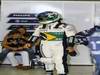 GP Brasile, Gara, Rubens Barrichello (BRA), Williams, FW32 with his son Fernando