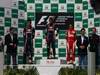 GP Brasile, Gara, Sebastian Vettel (GER), Red Bull Racing, RB6 vincitore, Mark Webber (AUS), Red Bull Racing, RB6 secondo, Fernando Alonso (ESP), Ferrari, F10 terzo e Christian Horner (GBR), Red Bull Racing, Sporting Director 