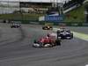 GP Brasile, Gara, Nico Hulkenberg (GER), Williams, FW32 e Lewis Hamilton (GBR), McLaren  Mercedes, MP4-25 