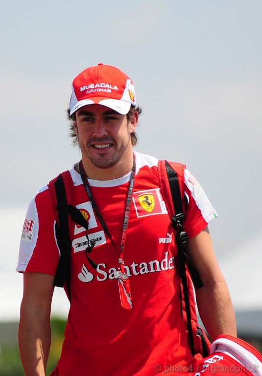 GP Brasile, Giovedi', Fernando Alonso (ESP), Ferrari, F10 