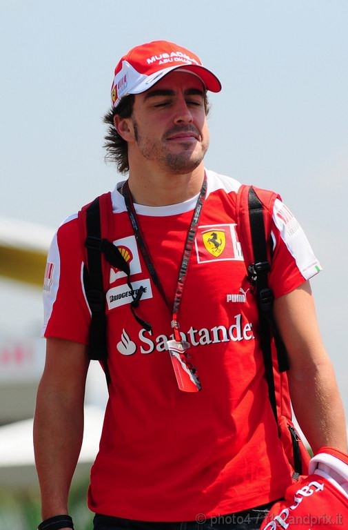 GP Brasile, Giovedi', Fernando Alonso (ESP), Ferrari, F10 