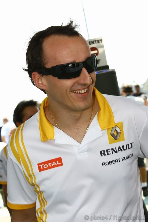 GP Brasile, Giovedi', Robert Kubica (POL), Renault F1 Team, R30 