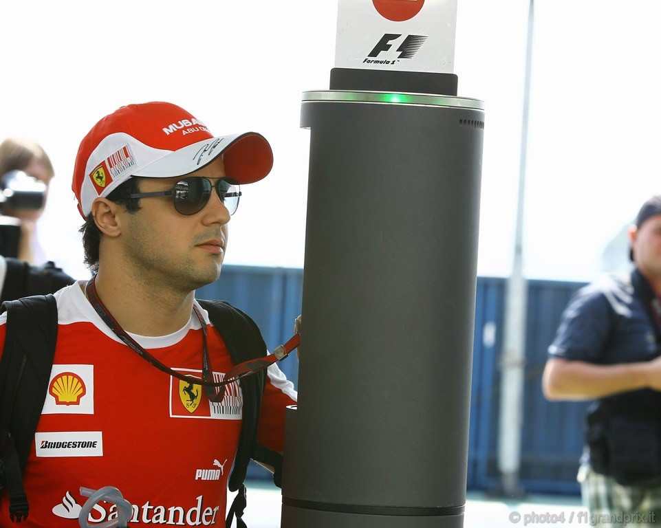 GP Brasile, Giovedi', Felipe Massa (BRA), Ferrari, F10 