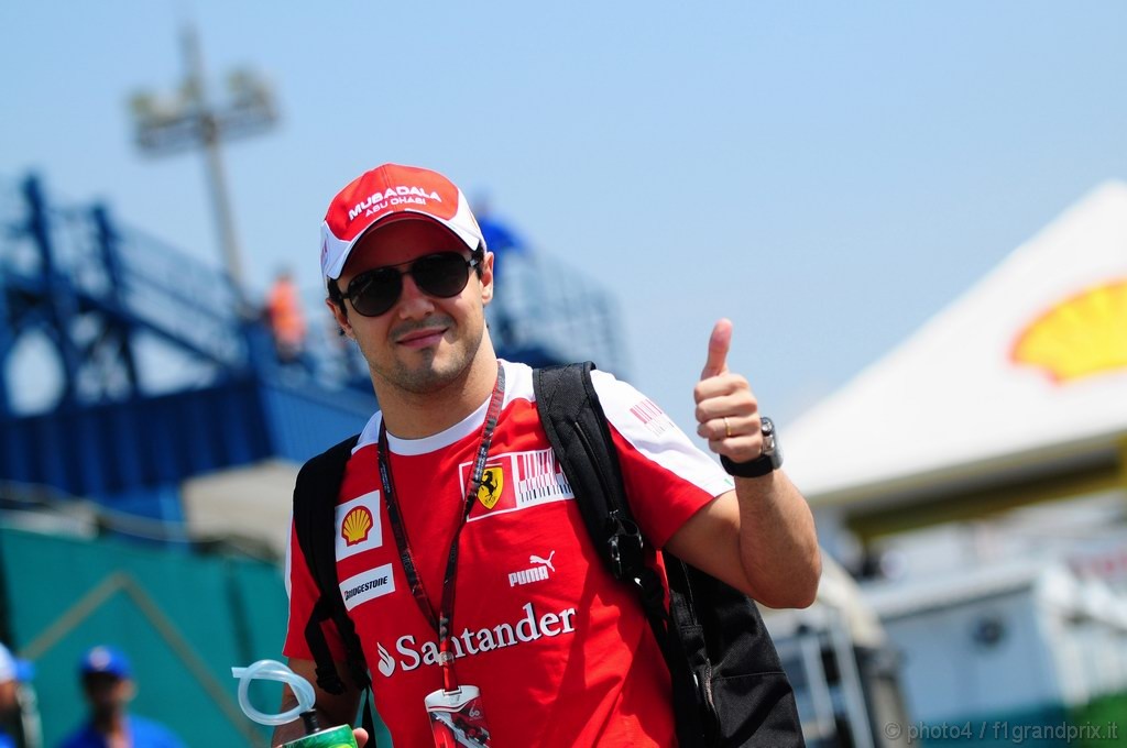 GP Brasile, Giovedi', Felipe Massa (BRA), Ferrari, F10 