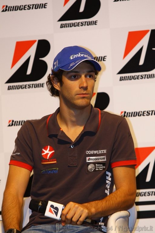 GP Brasile, Giovedi', Bruno Senna (BRA), Hispania Racing F1 Team (HRT), F110 