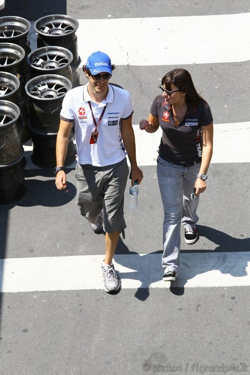 GP Brasile, Giovedi', Bruno Senna (BRA), Hispania Racing F1 Team (HRT), F110 
