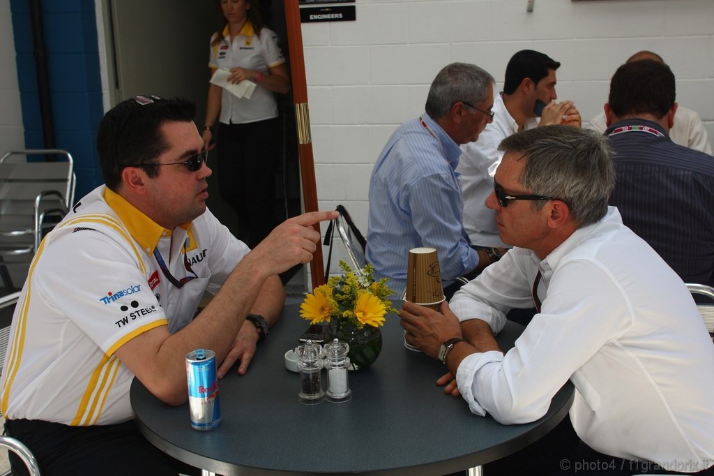 GP Brasile, Giovedi', Eric Boullier (FRA), Team Manager, Renault F1 Team 