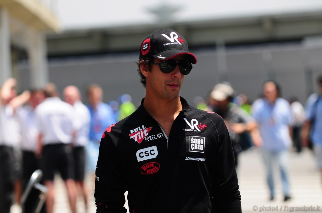 GP Brasile, Giovedi', Lucas Di Grassi (BRA), Virgin Racing, VR-01 