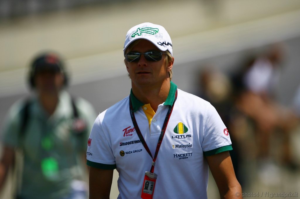 GP Brasile, Giovedi', Heikki Kovalainen (FIN), Lotus Racing, T127 