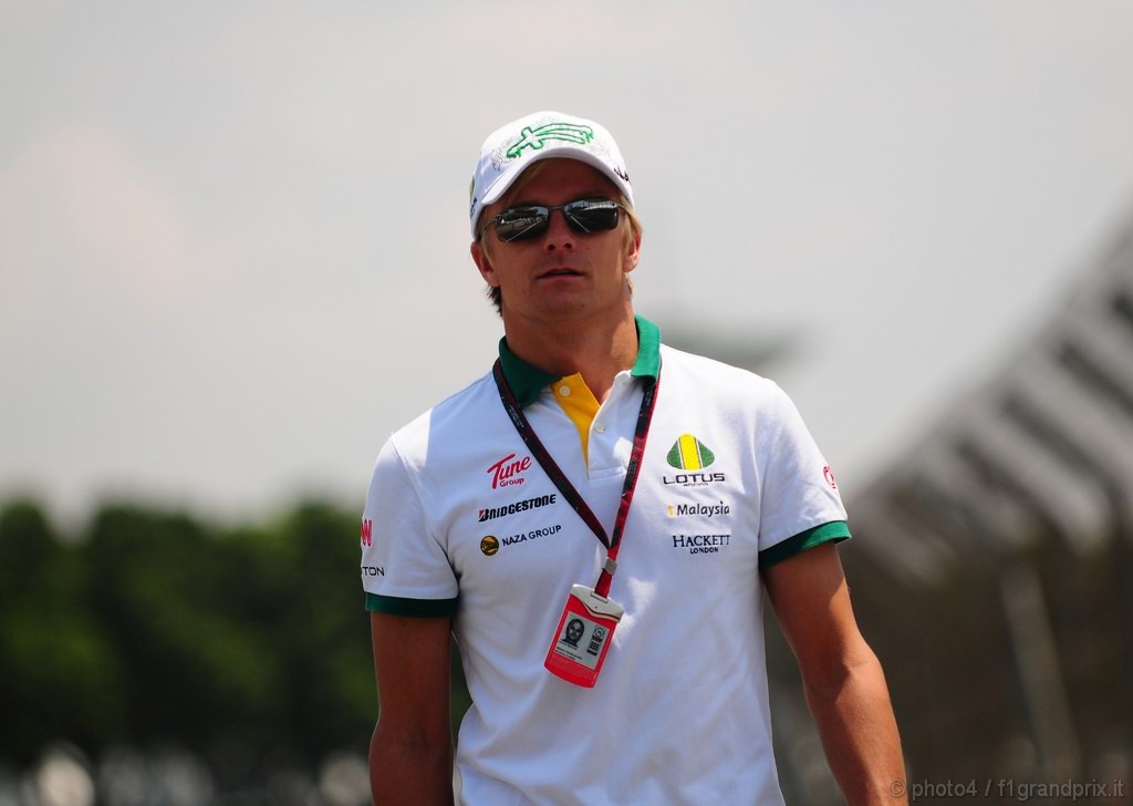 GP Brasile, Giovedi', Heikki Kovalainen (FIN), Lotus Racing, T127 