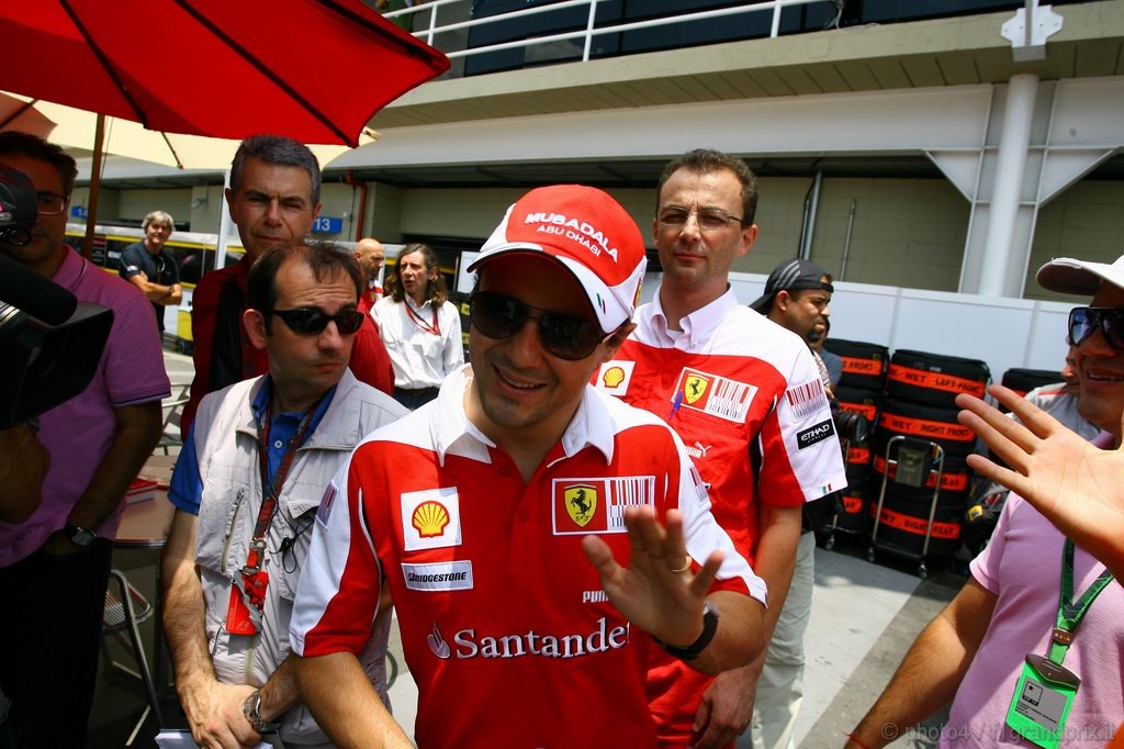 GP Brasile, Giovedi', Felipe Massa (BRA), Ferrari, F10 