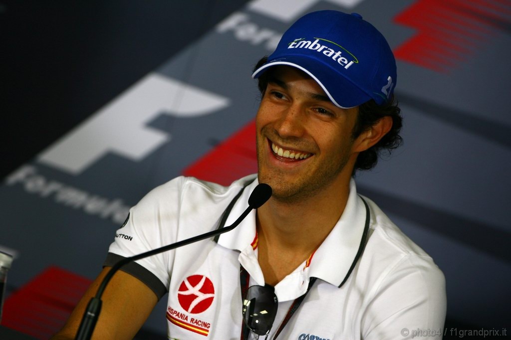GP Brasile, Giovedi', Bruno Senna (BRA), Hispania Racing F1 Team (HRT), F110 