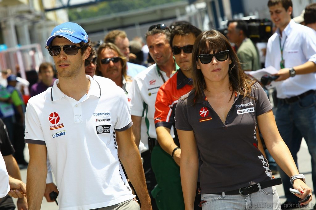 GP Brasile, Giovedi', Bruno Senna (BRA), Hispania Racing F1 Team (HRT), F110 