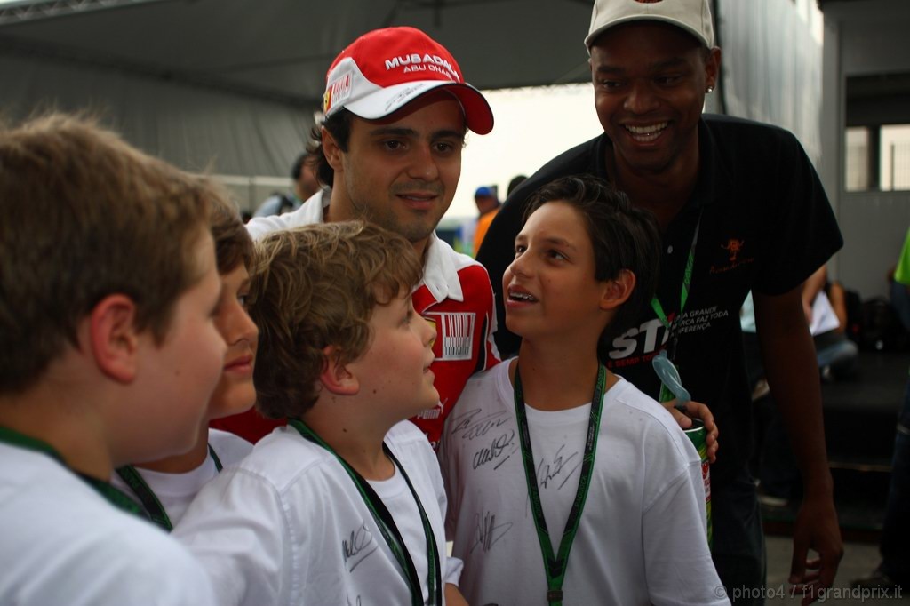 GP Brasile, Giovedi', Felipe Massa (BRA), Ferrari, F10 