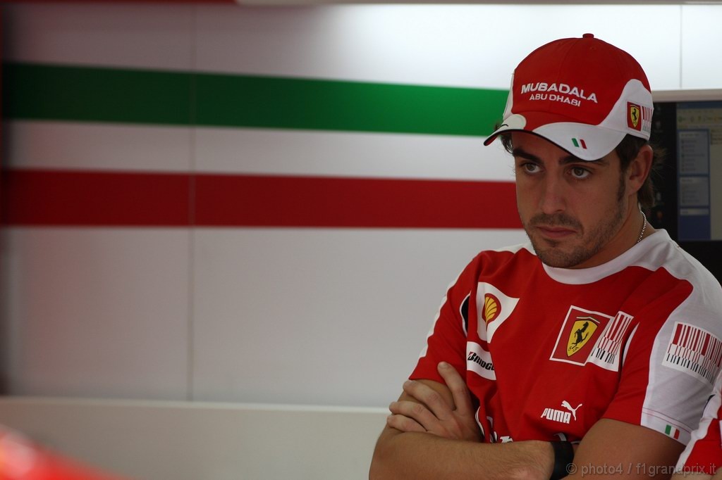 GP Brasile, Giovedi', Fernando Alonso (ESP), Ferrari, F10 