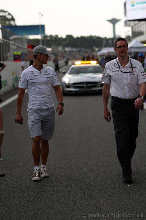 GP Brasile, Giovedi', Michael Schumacher (GER), Mercedes GP  F1 Team, MGP W01 