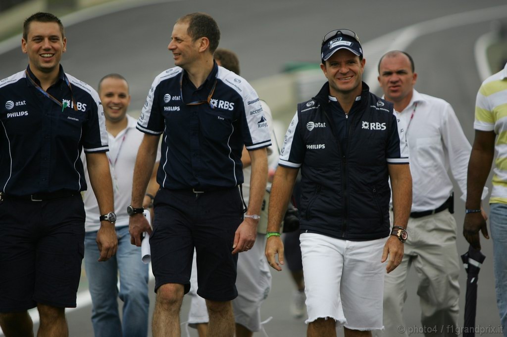 GP Brasile, Giovedi', Rubens Barrichello (BRA), Williams, FW32 