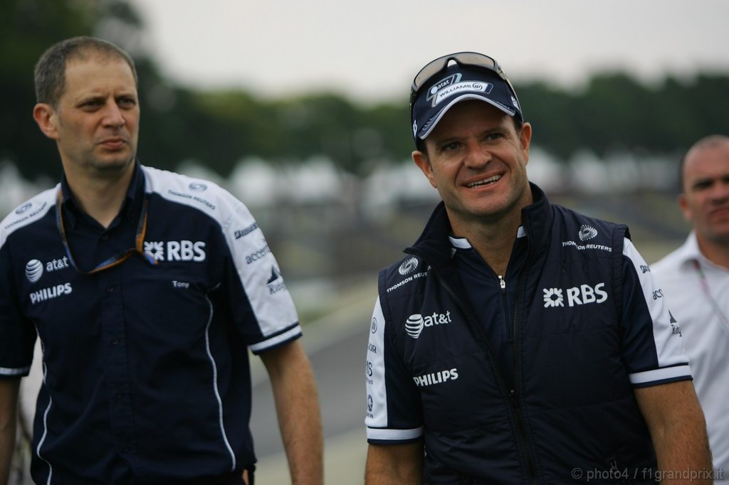 GP Brasile, Giovedi', Rubens Barrichello (BRA), Williams, FW32 