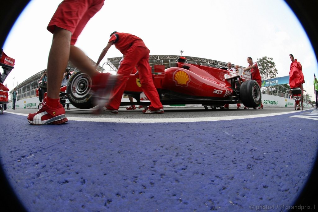 GP Brasile, Giovedi', Ferrari  