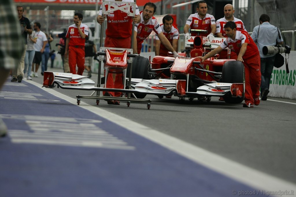 GP Brasile, Giovedi', Ferrari  