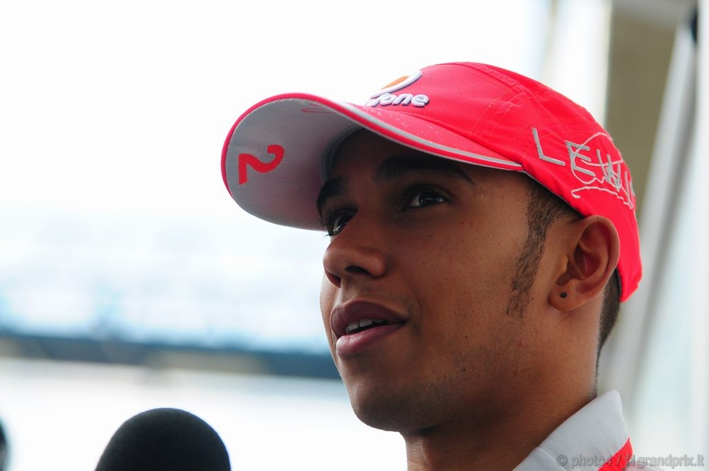 GP Brasile, Giovedi', Lewis Hamilton (GBR), McLaren  Mercedes, MP4-25 