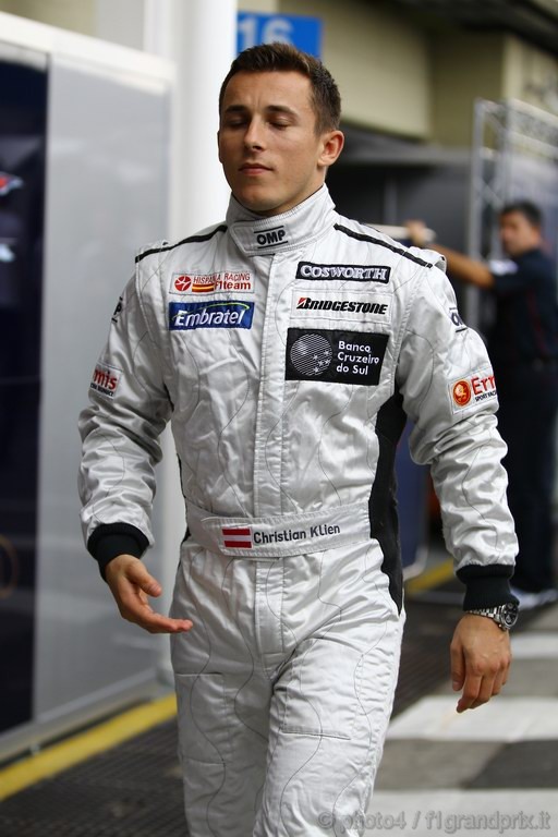 GP Brasile, Giovedi', Christian Klien (AUT), Test Driver Hispania Racing F1 Team (HRT), F110  