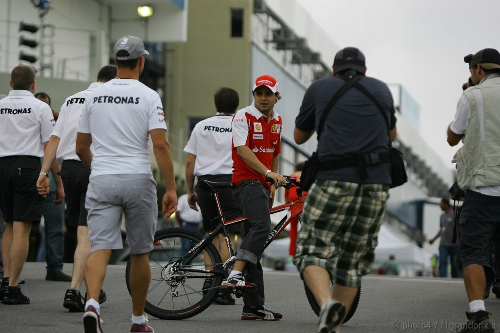 GP Brasile, Giovedi', Felipe Massa (BRA), Ferrari, F10 