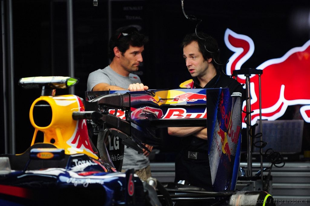 GP Brasile, Giovedi', Mark Webber (AUS), Red Bull Racing, RB6 