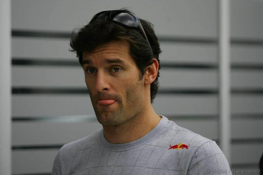 GP Brasile, Giovedi', Mark Webber (AUS), Red Bull Racing, RB6 