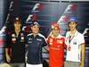 GP Brasile, Lucas Di Grassi (BRA), Virgin Racing, VR-01, Rubens Barrichello (BRA), Williams, FW32, Felipe Massa (BRA), Ferrari, F10 e Bruno Senna (BRA), Hispania Racing F1 Team (HRT), F110 