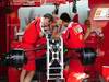 GP Brasile, Giovedi', Mechanics  Ferrari  work on the car