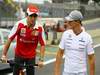 GP Brasile, Giovedi', Felipe Massa (BRA), Ferrari, F10 e Michael Schumacher (GER), Mercedes GP  F1 Team, MGP W01 