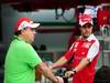 GP Brasile, Giovedi', Felipe Massa (BRA), Ferrari, F10 e his father Luis Antonio Massa (BRA)