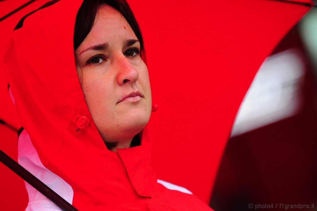 GP Brasile, Saturday, ragazza nel paddock 