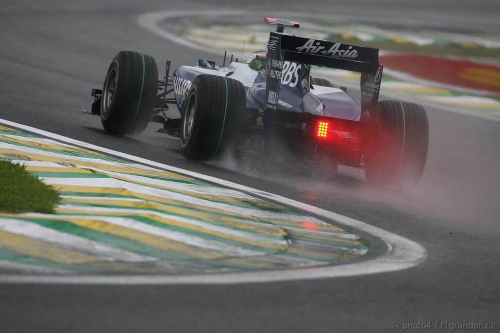 GP Brasile, Prove Libere 3, Sabato, Rubens Barrichello (BRA), Williams, FW32 