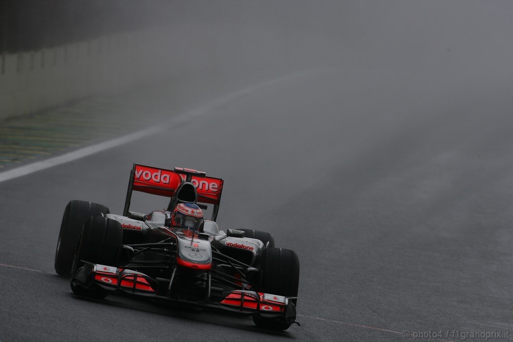 GP Brasile, Prove Libere 3, Sabato, Jenson Button (GBR), McLaren  Mercedes, MP4-25 
