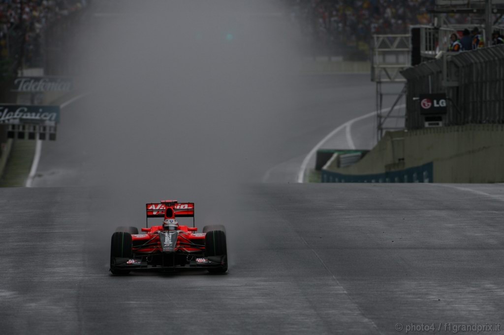 GP Brasile, Prove Libere 3, Sabato, Timo Glock (GER), Virgin Racing, VR-01  