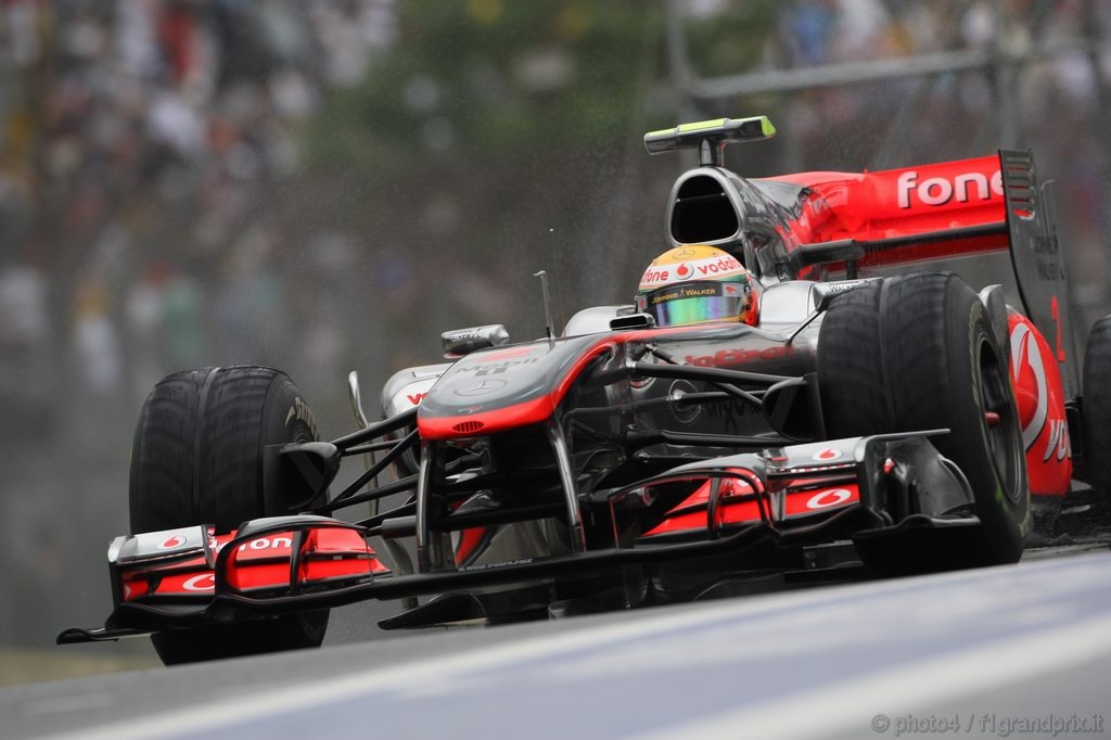 GP Brasile, Prove Libere 3, Sabato, Lewis Hamilton (GBR), McLaren  Mercedes, MP4-25 