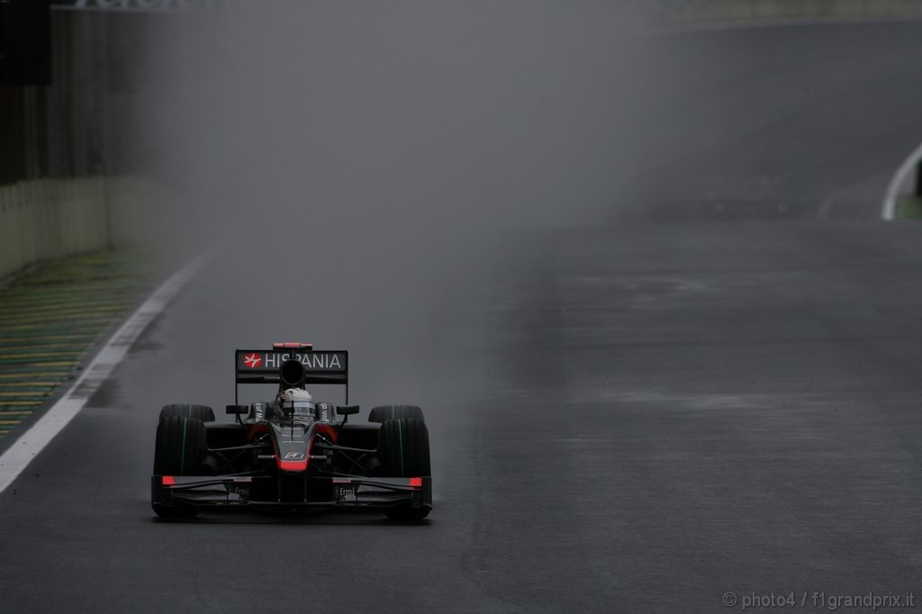 GP Brasile, Prove Libere 3, Sabato, Christian Klien (AUT), Hispania Racing F1 Team (HRT), F110  