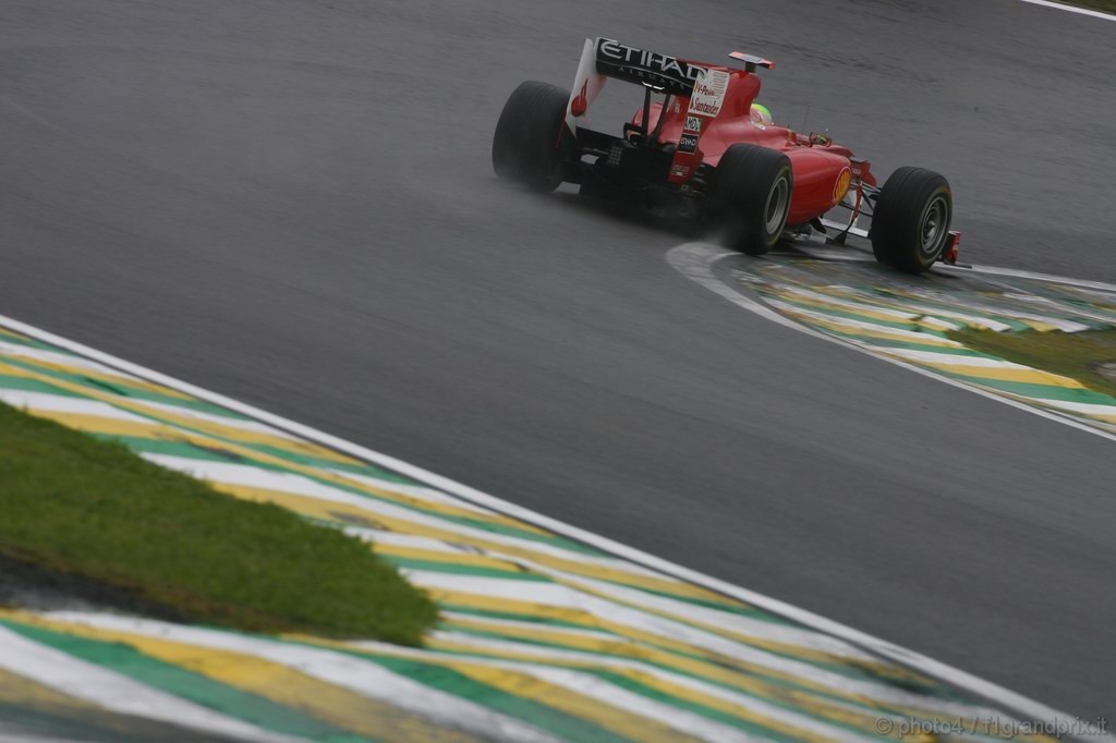 GP Brasile, Prove Libere 3, Sabato, Felipe Massa (BRA), Ferrari, F10 