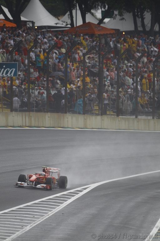 GP Brasile, Prove Libere 3, Sabato, Fernando Alonso (ESP), Ferrari, F10 