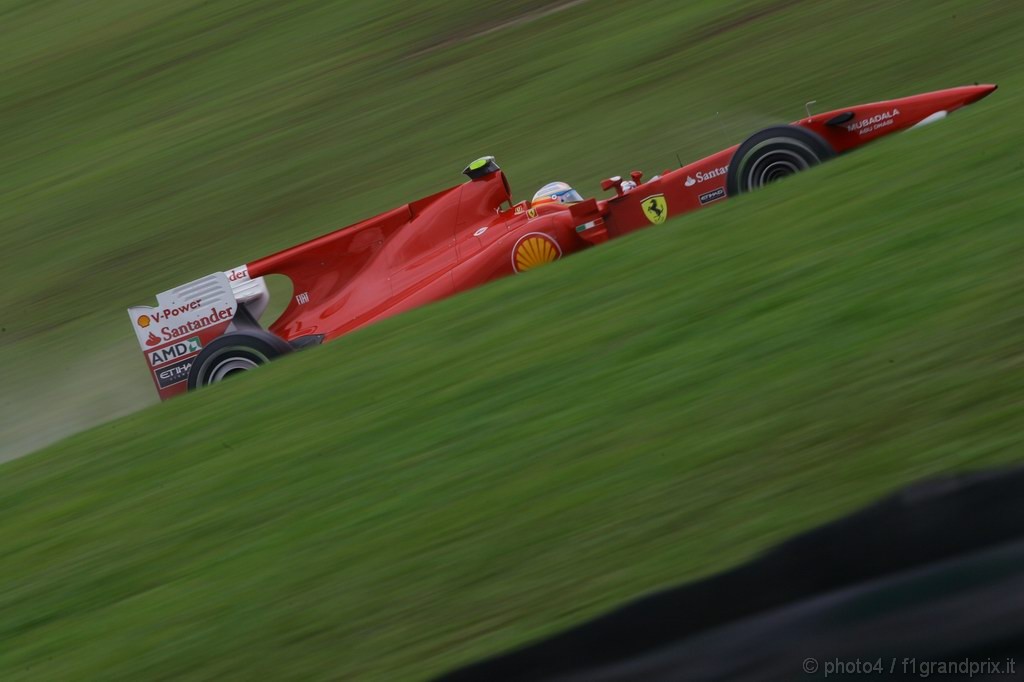 GP Brasile, Prove Libere 3, Sabato, Fernando Alonso (ESP), Ferrari, F10 
