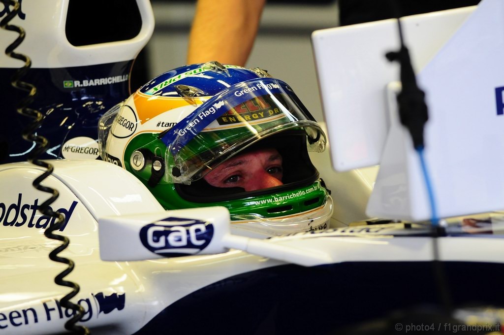 GP Brasile, Prove Libere 3, Sabato, Rubens Barrichello (BRA), Williams, FW32 