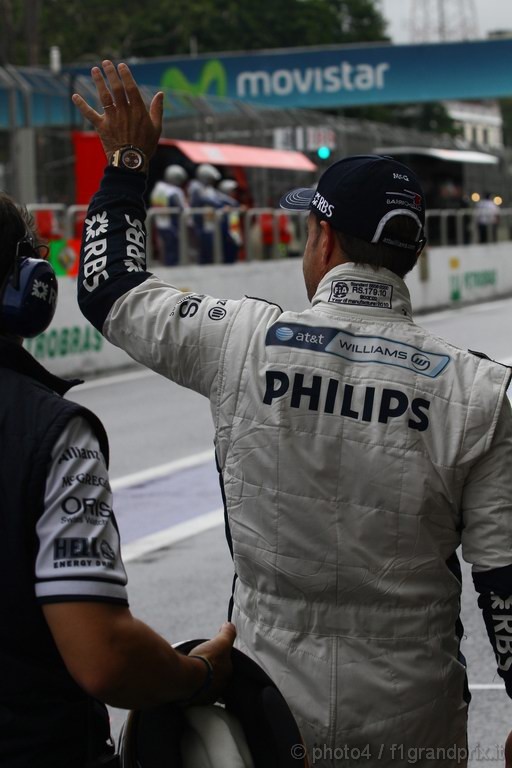 GP Brasile, Prove Libere 3, Sabato, Rubens Barrichello (BRA), Williams, FW32 