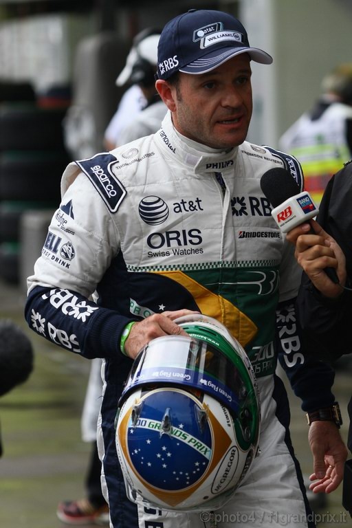 GP Brasile, Prove Libere 3, Sabato, Rubens Barrichello (BRA), Williams, FW32 