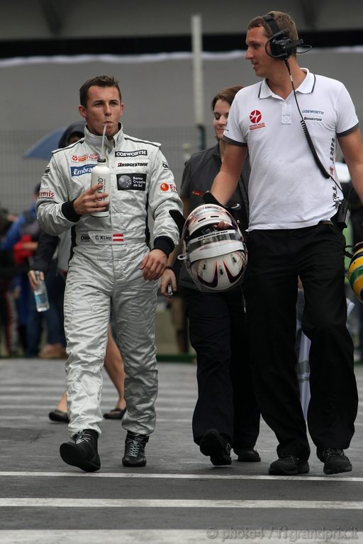GP Brasile, Qualifiche, Christian Klien (AUT), Hispania Racing F1 Team (HRT), F110  