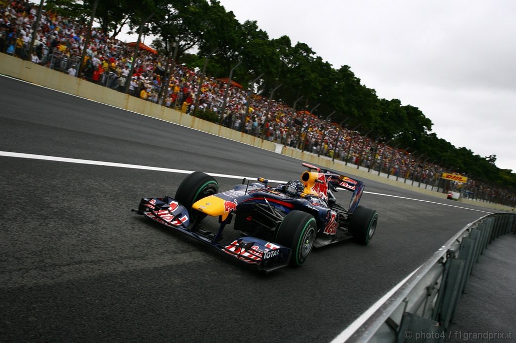 GP Brasile, Qualifiche, Sebastian Vettel (GER), Red Bull Racing, RB6 