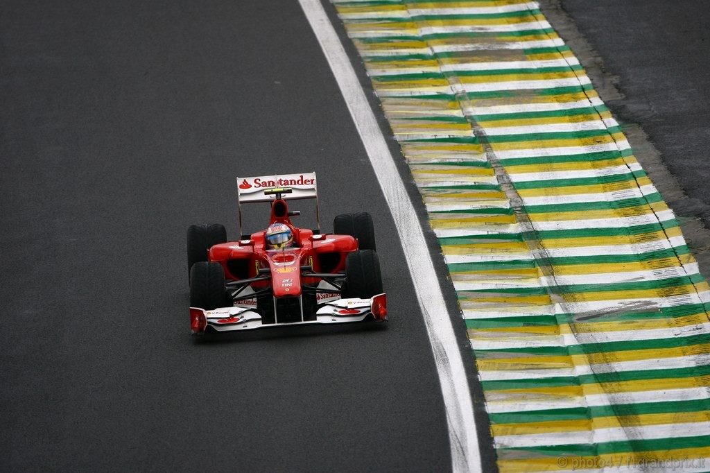 GP Brasile, Qualifiche, Fernando Alonso (ESP), Ferrari, F10 