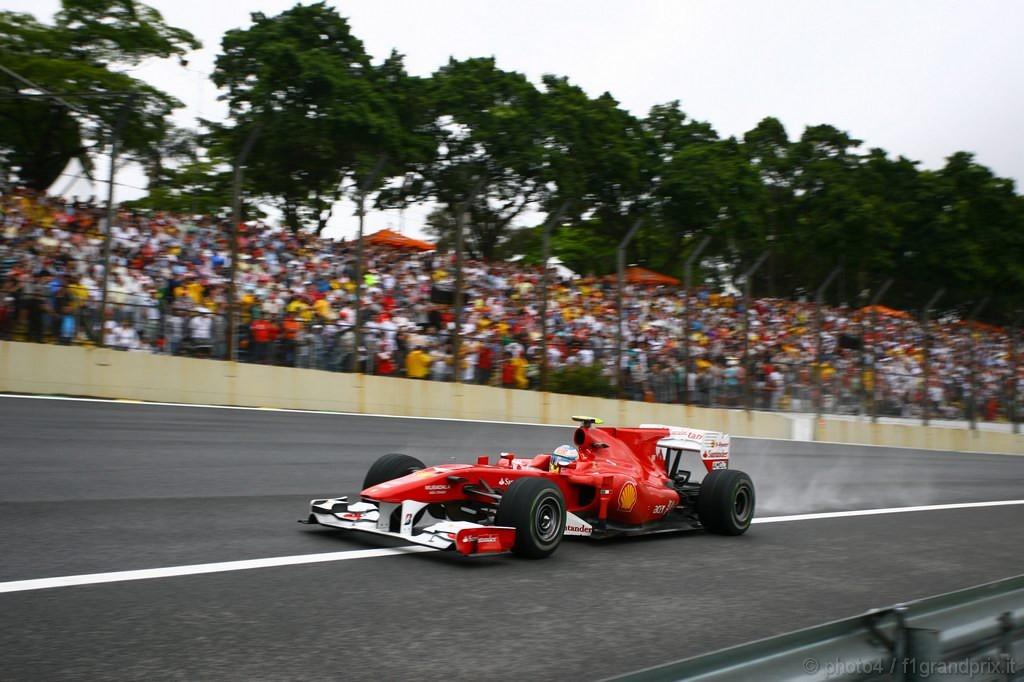 GP Brasile, Qualifiche, Fernando Alonso (ESP), Ferrari, F10 
