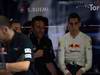 GP Brasile, Qualifiche, Jenson Button (GBR), McLaren  Mercedes, MP4-25 davanti a Fernando Alonso (ESP), Ferrari, F10 